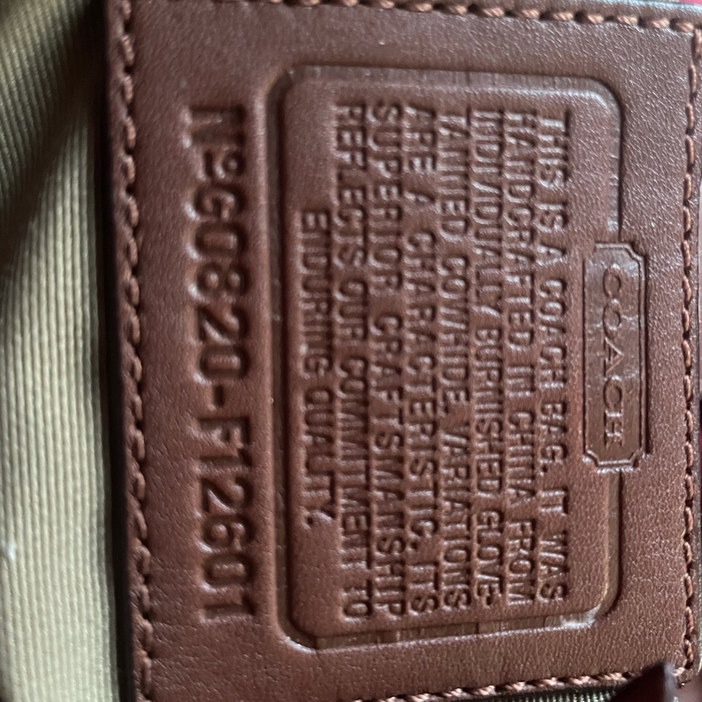 Coach vintage Hamilton brown leather hobo bag. Mini bag - Picture 8 of 10